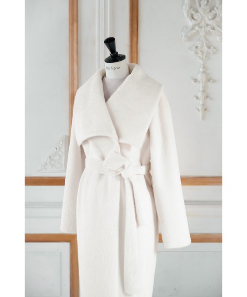 Her lip to（ハーリップトゥー）の「Grace Wrap Coat（ノーカラー