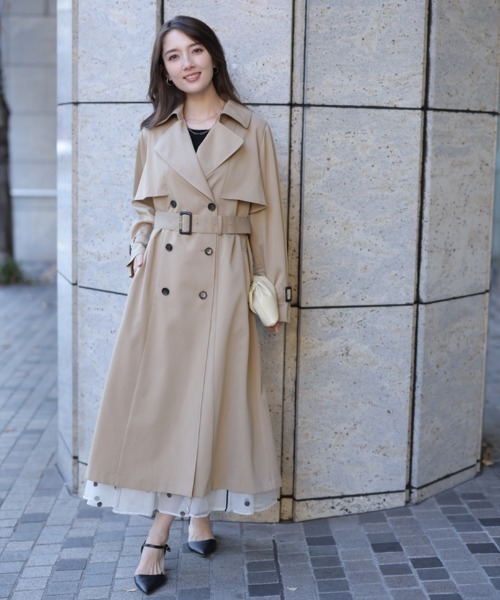 新品正規品 アプワイザーリッシェ ベルト付ロングチェスターコート