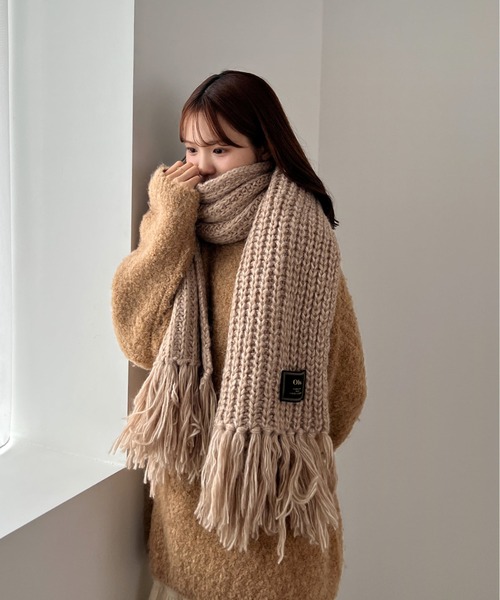 Olu.（オルドット）の「ミックスカラーロングストール（マフラー