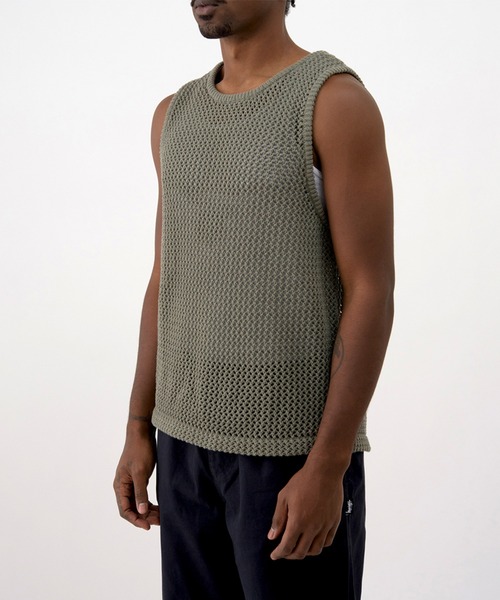 STUSSY（ステューシー）の「ODyed Mesh Tank（タンクトップ）」 - WEAR