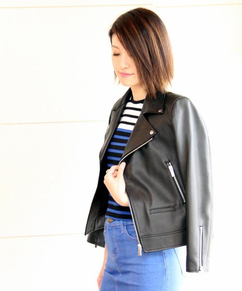 UNITED ARROWS（ユナイテッドアローズ）の「UAW レザー ライダース