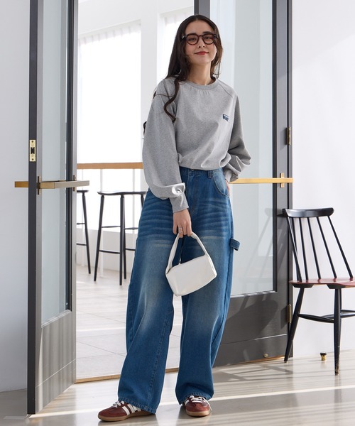 ヴィンテージ加工 カーブシルエットペインターデニムパンツ【THE CRAFT