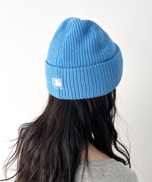 MLB Koreaニットビーニー 青赤 MLB Koreaニットビーニー 青赤 MLB