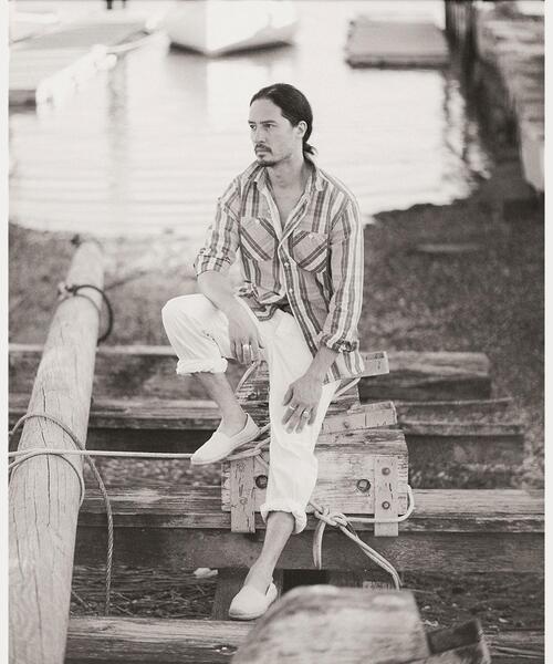 RRL（ダブル アール エル）の「ヘリンボーン ツイル フィールド パンツ