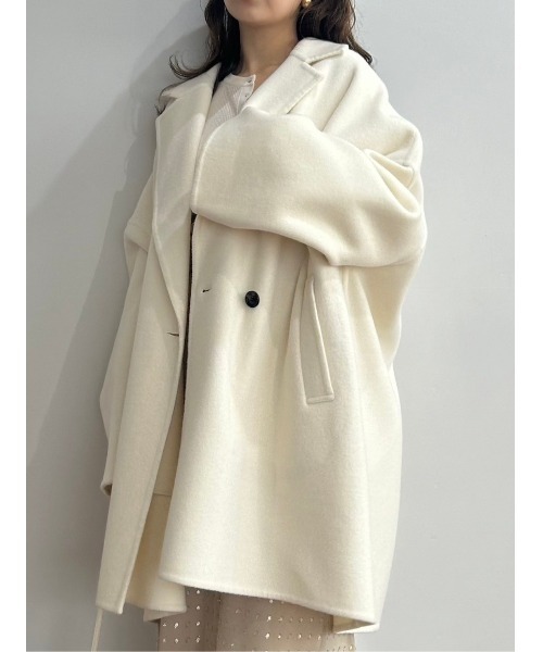 今期ミラオーウェン♡ワイドシルエットダブルブレストコート Mila Owen