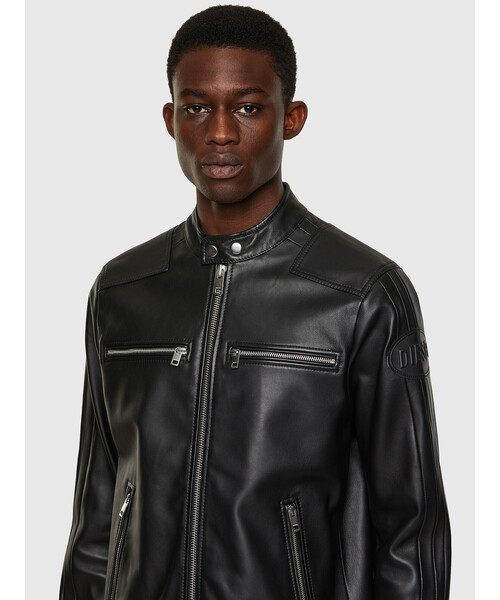 DIESEL（ディーゼル）の「メンズ シープスキン シングルレザー