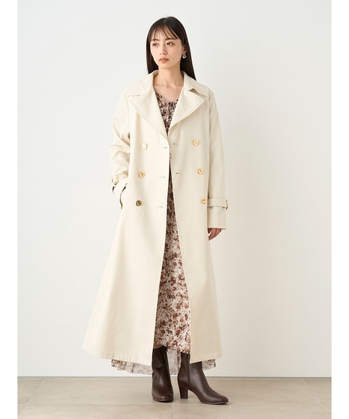 SNIDEL（スナイデル）の「レザーベルトトレンチコート（トレンチコート