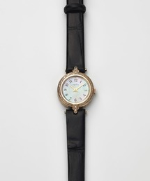 agete（アガット）の「ラウンドフェイス革ベルトウォッチ 【AGETE57