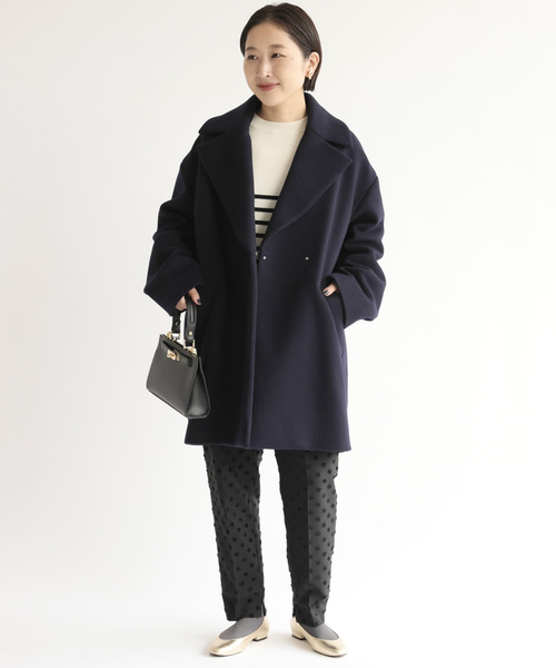 IÉNA コクーンショートコート 34 MANTECO IÉNA コクーンショートコート