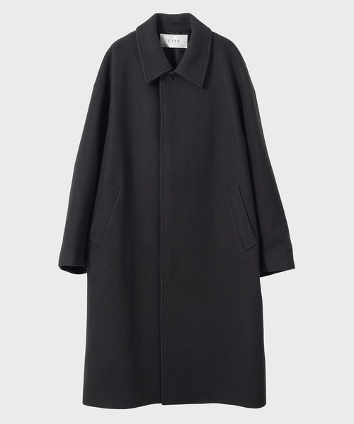 SUPEPOSER イタリア製 ウールコート バルーン L LE】待望のバルカラー