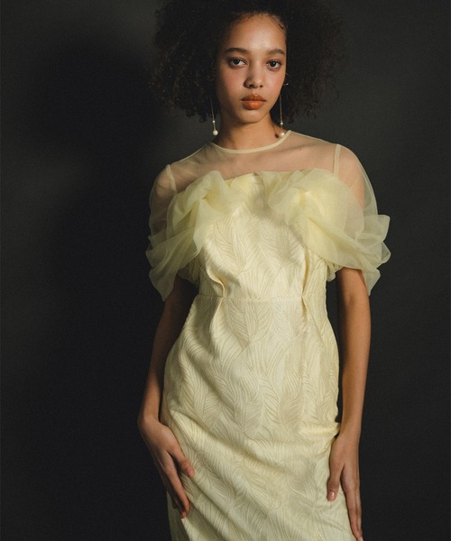 Tornade pencil dress（ドレス）｜et.UNiVER（エトユニベール）の