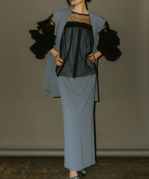 2点セットアイテム】 バックシアージレセットアップ・デコラティブ