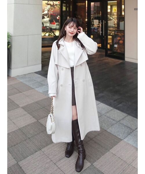 dazzlin（ダズリン）の「2WAYカラーレディコート【スタンドカラー可