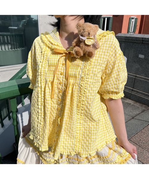 PINK HOUSE（ピンクハウス）の「ハニーレモンテディコサージュ