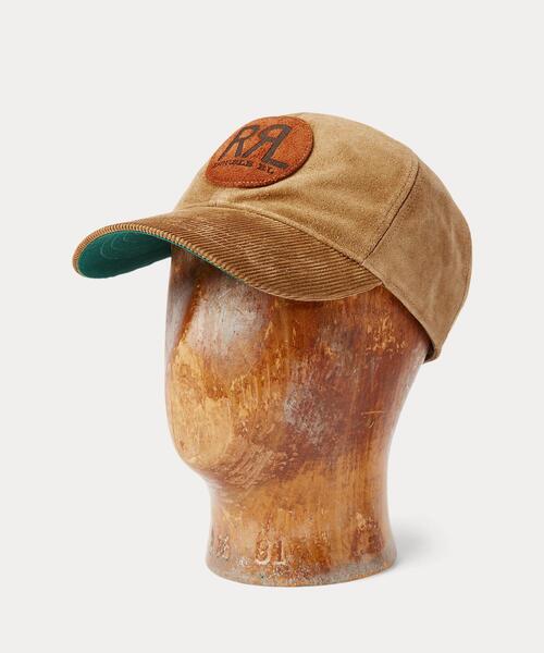 セール】RRL ランチ ロゴ スエード ボール キャップ（キャップ）｜RRL
