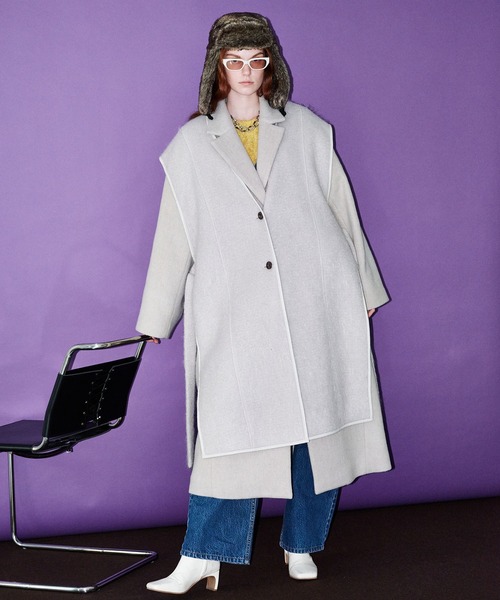 MAISON SPECIAL（メゾンスペシャル）の「レイヤードジレコート【MAISON