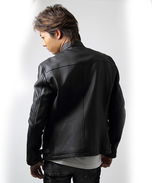 ラムレザーシングルライダース（ライダースジャケット）｜JACKROSE