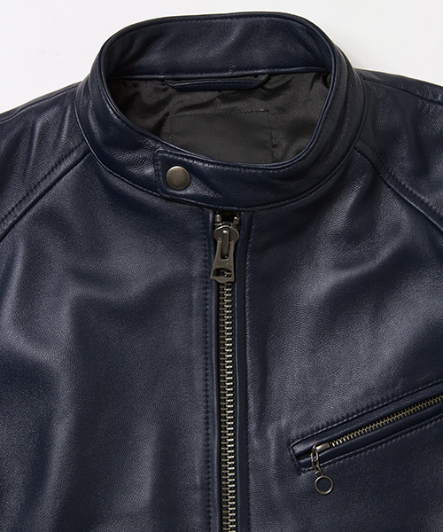 ラムレザーシングルライダース（ライダースジャケット）｜JACKROSE