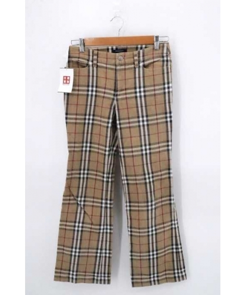 Burberryチェックパンツ BURBERRY チェック柄 ロングパンツ 3Y