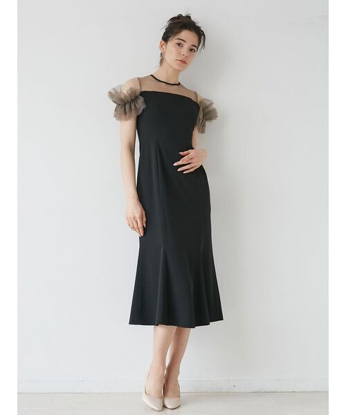 LAGUNAMOON（ラグナムーン）の「LADYチュールオフショルワンピース