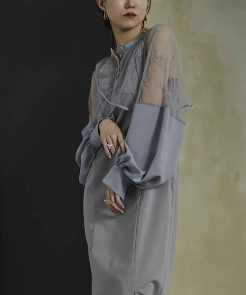 Ezick（エジック）の「Lady set レーストップドレス（ドレス）」 - WEAR