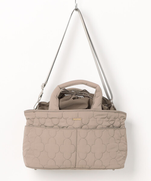 フラワーキルティング3wayおでかけバッグ【手提げ＆斜め掛け＆バギー