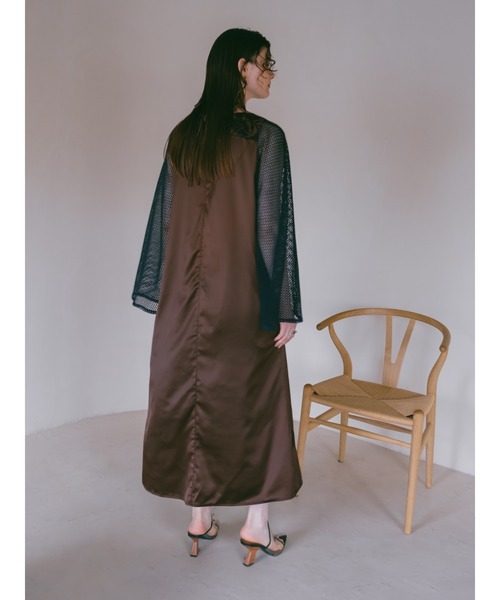 スーツ・フォーマル・ドレス sahara Mesh Sleeve Dress sahara（サハラ