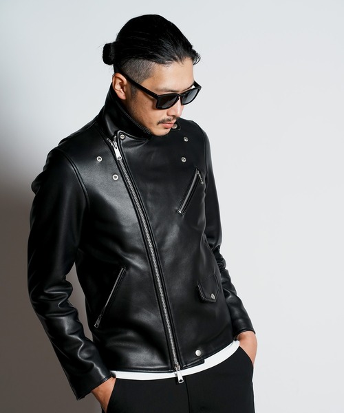 Cathy Jane キャシージェーン シングルレザーライダースジャケット