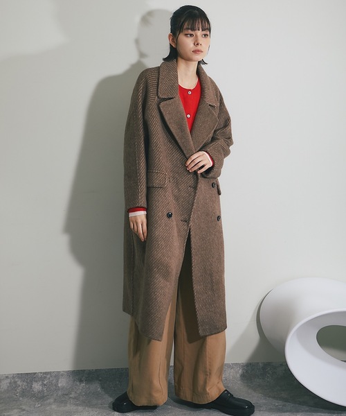 SMILE ORCHID（スマイルオーキッド）の「ウール100%ヘリンボーン柄