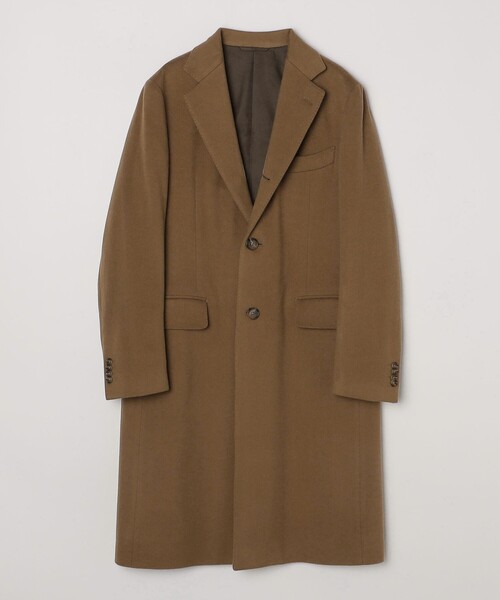 セール】SHIPS: ウール/カシミヤ ロング チェスターコート（チェスター