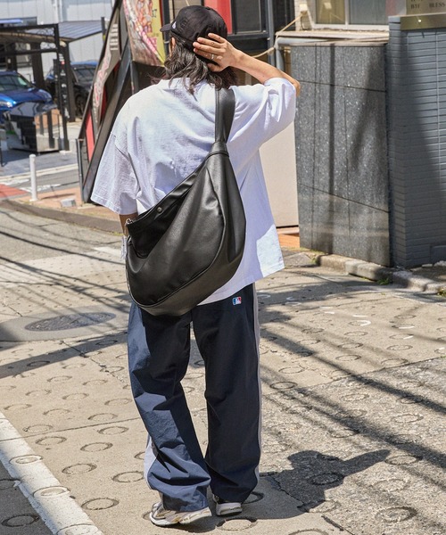 retock's】ヴィンテージライクゴールドDカン付 ビッグショルダーバッグ