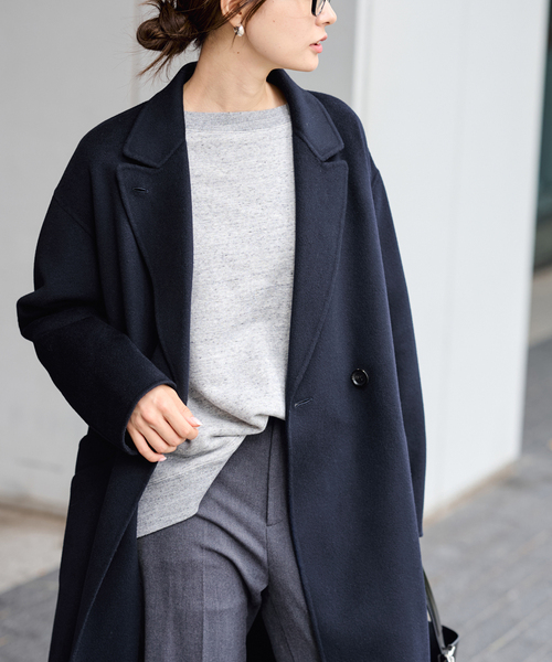 ≪追加≫SUPER160'sダブルブレストコート 4（チェスターコート