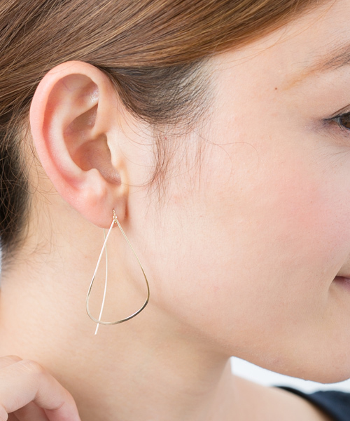 agete（アガット）の「K10ピアス（10143112034）（ピアス（両耳用