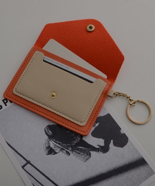 resonance】レター型 パスケース【6色展開/ICカード/社員証】（パス