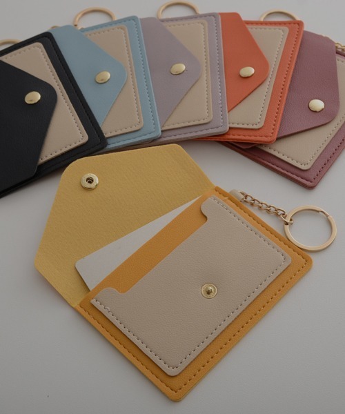 resonance】レター型 パスケース【6色展開/ICカード/社員証】（パス