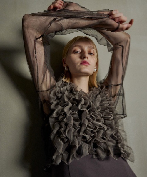 Many way frill dress（ドレス）｜et.UNiVER（エトユニベール）の