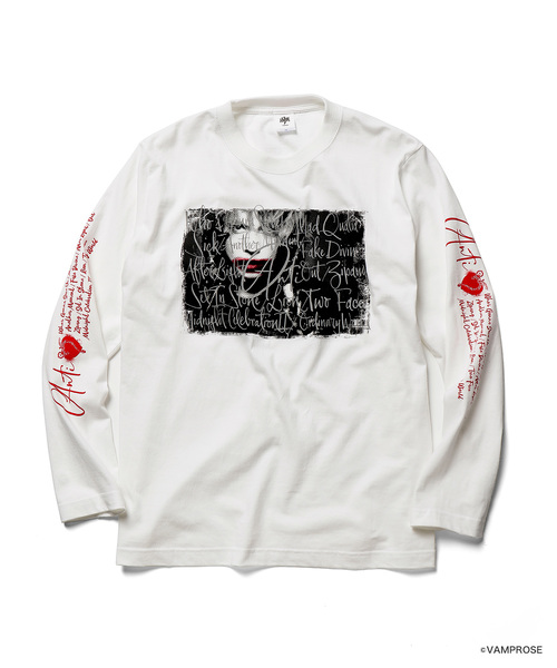 HYDE（ハイド）の「ロングスリーブTシャツ 限定缶バッジ付（Tシャツ