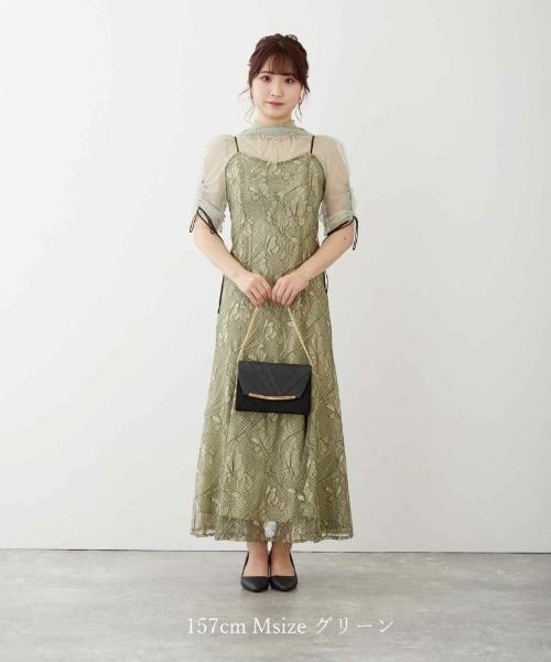 ブラウスセットフラワーレースドレス（ドレス）｜Dorry Doll（ドリー