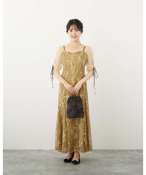 ブラウスセットフラワーレースドレス（ドレス）｜Dorry Doll（ドリー