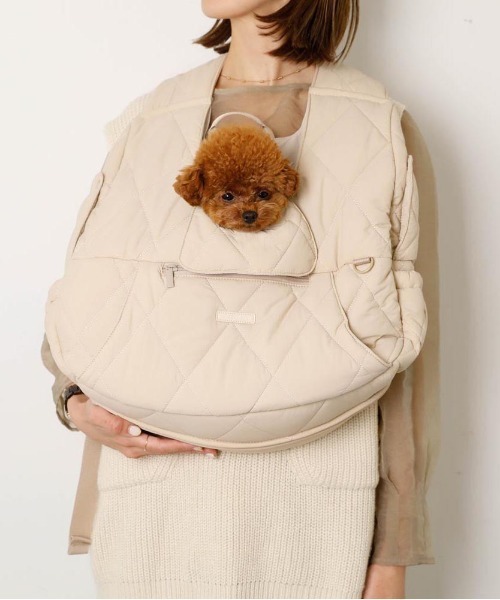 キルティングメッシュ付きフロントリュック【2サイズ展開・飛び出し