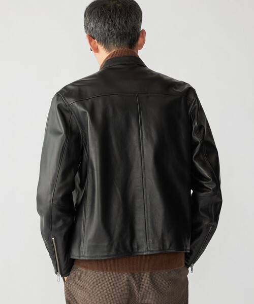 SHIPS: ラムレザー シングル ライダース ジャケット 25FW（ライダース