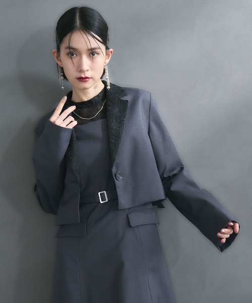 2Pレースキリカエジャケット＊ワンピース