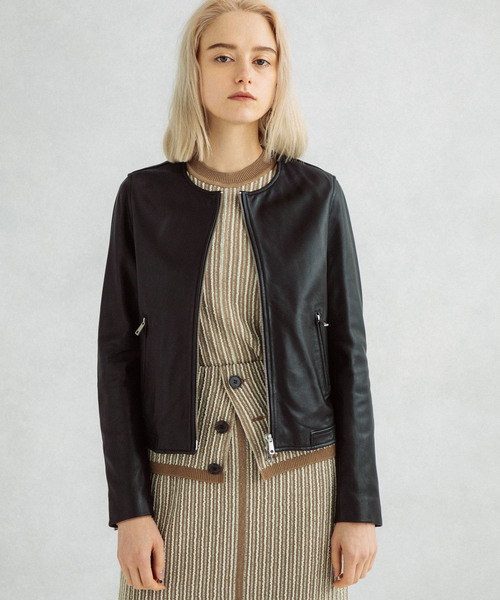 UNITED TOKYO（ユナイテッドトウキョウ）の「ラムレザーノーカラー