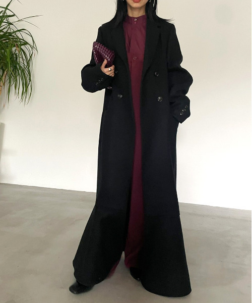 AmeriDOUBLE BREASTED MERMAID COAT