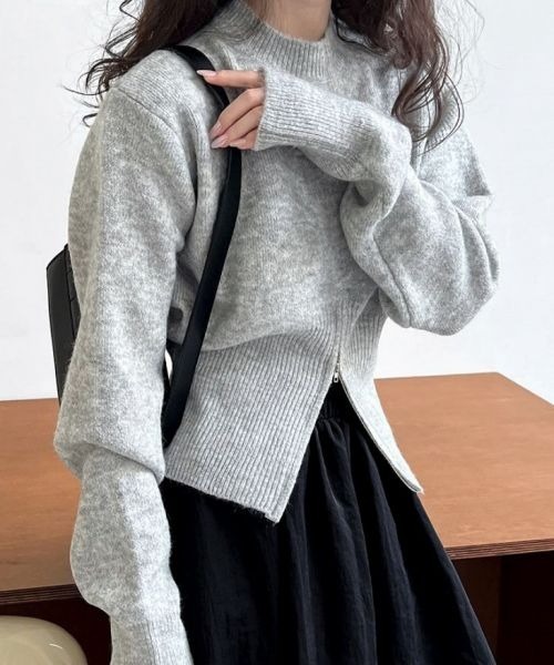 AMELY（エミリー）の「ハーフジップニット（ニット/セーター）」 - WEAR