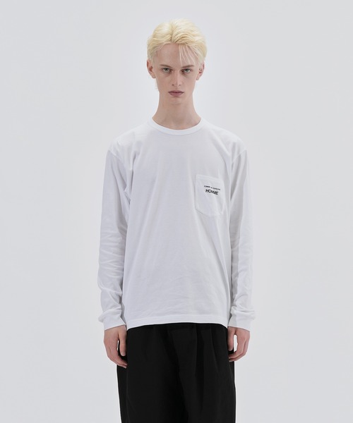 COMME des GARCONS HOMME』 LOGO LONG SLEEVE TEE（Tシャツ/カットソー