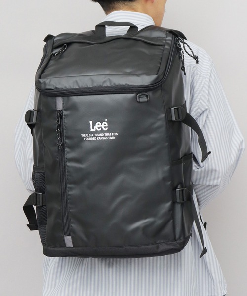 大容量 ターポリン ボックスリュック A3・PC収納対応（バックパック