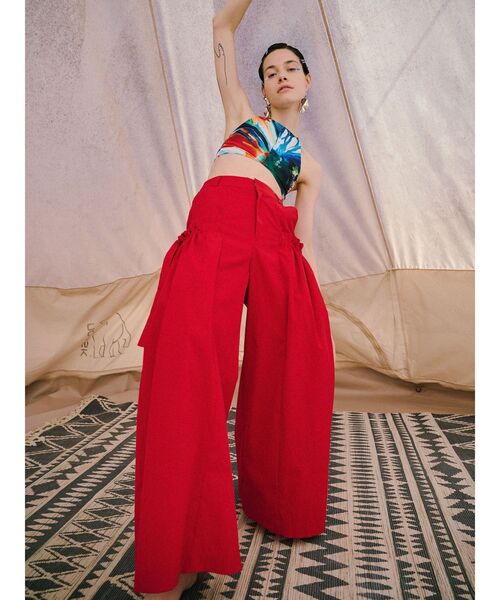 UN3D.（アンスリード）の「サイドギャザーボリュームパンツ（その他