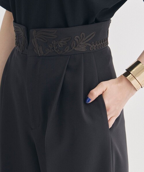 LOKITHO/ロキト】コード刺繍ペプラムパンツ（その他パンツ）｜LOKITHO