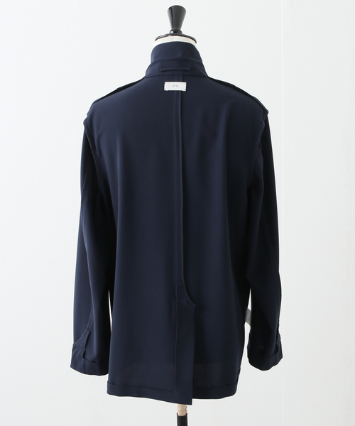 セール】【ATON / エイトン】WOOL OXFORD TAILORED JACKET（テーラード